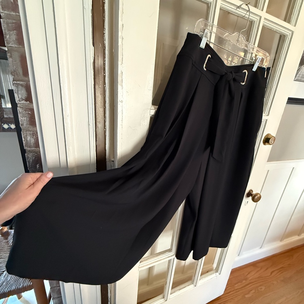 Ralph Lauren Black Wide Leg culottes